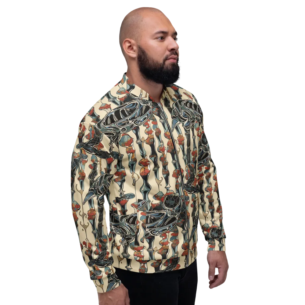 Venetian Fossils on Bomber Jacket — Right