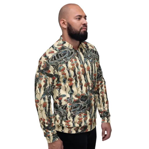 Venetian Fossils on a Bomber Jacket