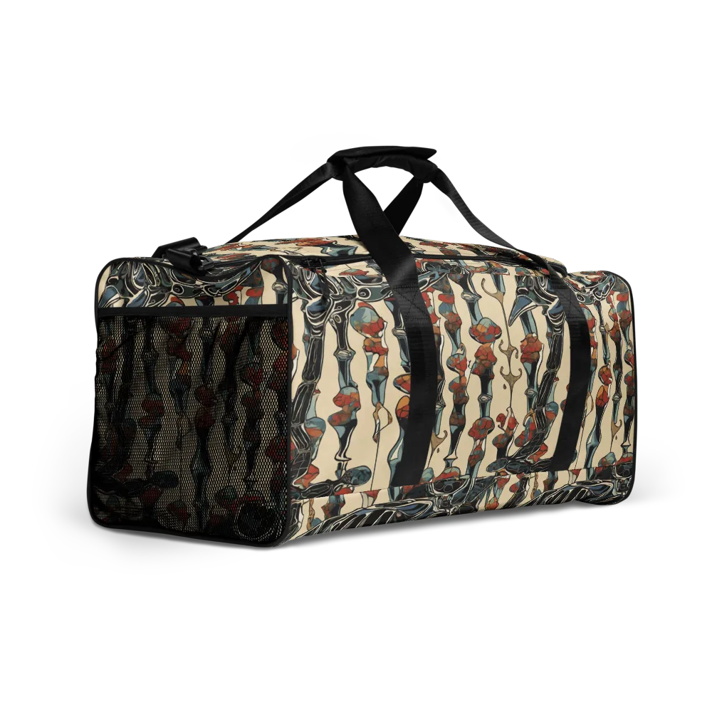 Venetian Fossils on Duffle Bag — Right Front