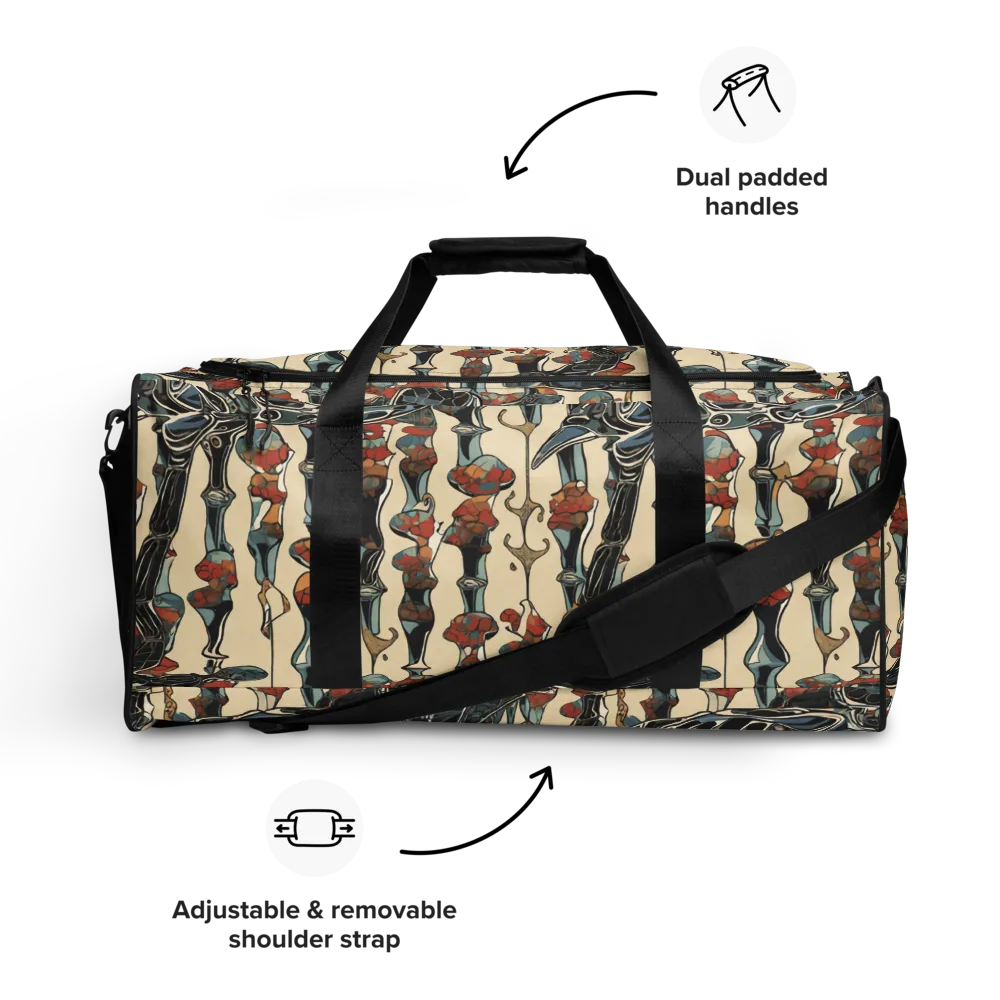 Venetian Fossils on Duffle Bag — Front