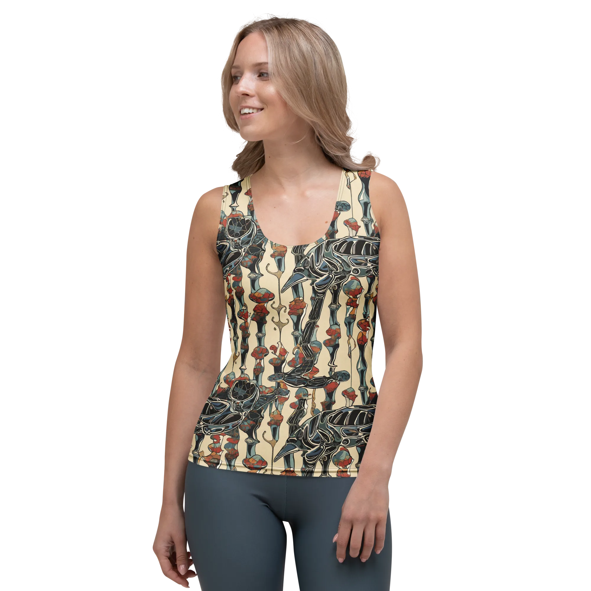 Venetian Fossils on Women's Tank Top — Front