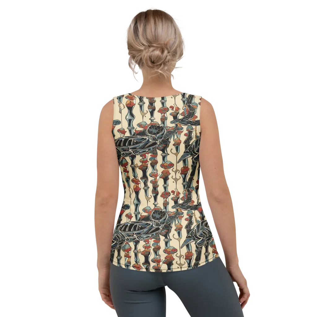 Venetian Fossils on Women's Tank Top — Back
