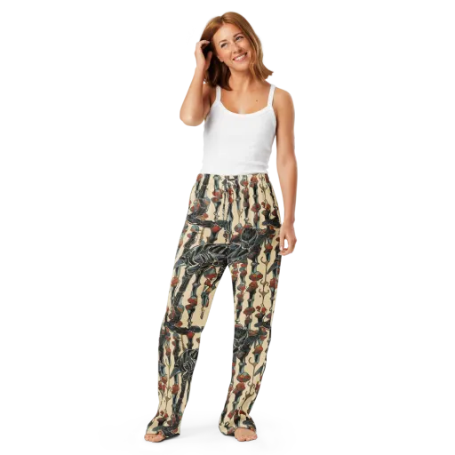 Venetian Fossils on a Women's Pajama Pants