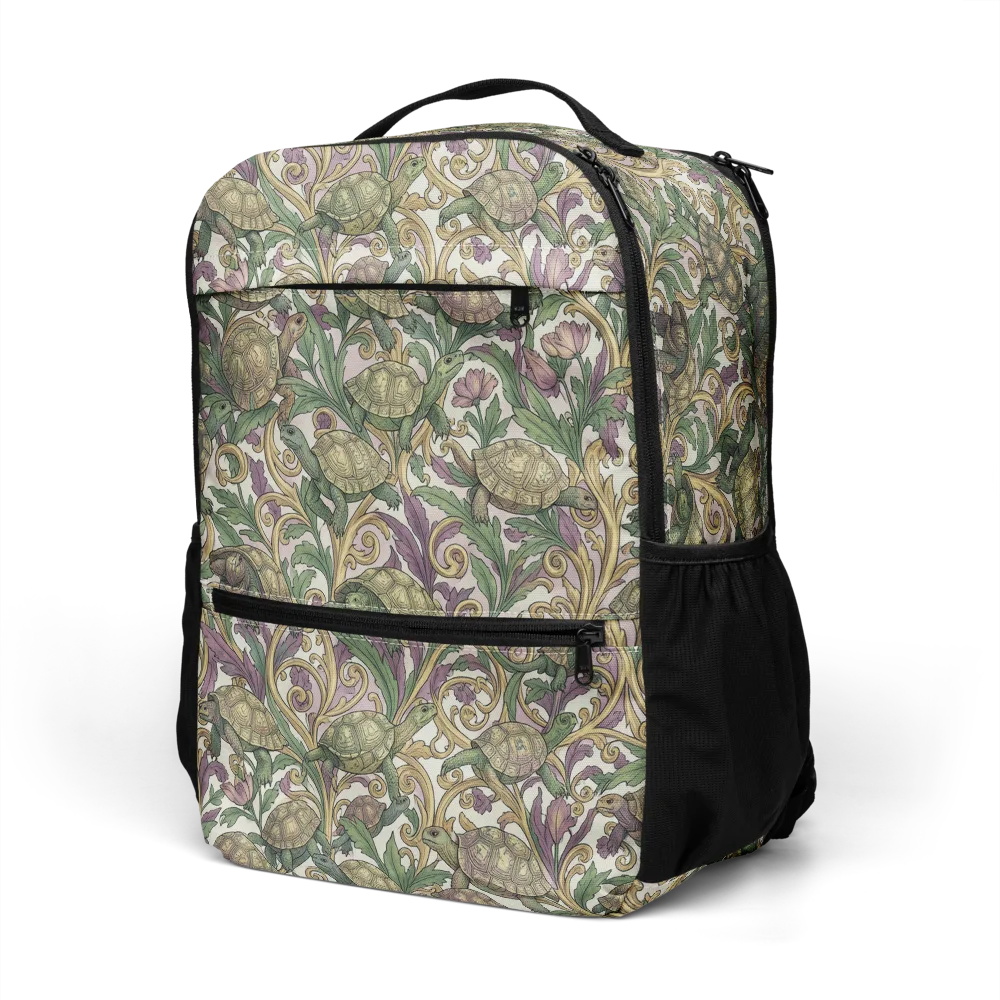 Tortoise Conservatory on Utility Backpack — Left Front