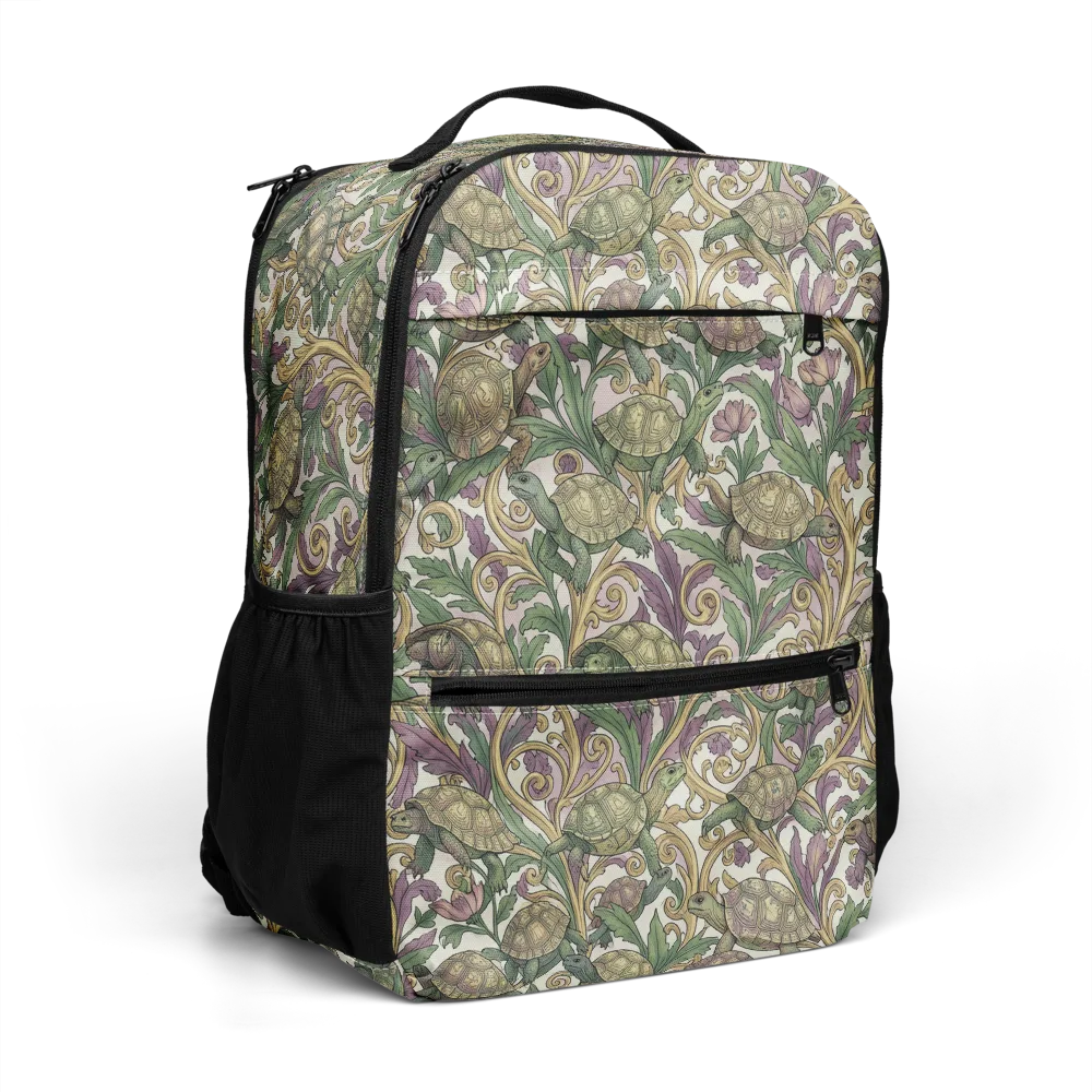Tortoise Conservatory on Utility Backpack — Right Front