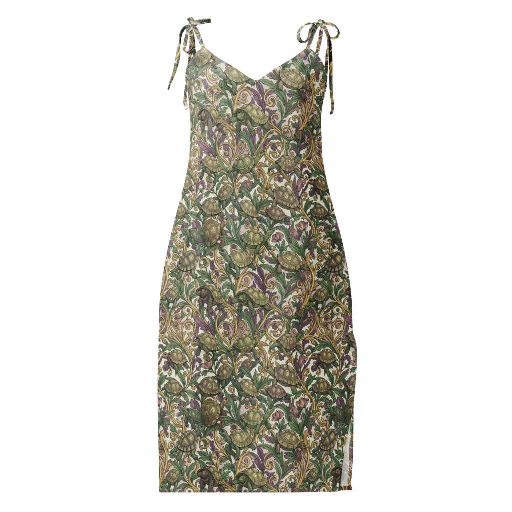 Tortoise Conservatory on Slip Dress — Front