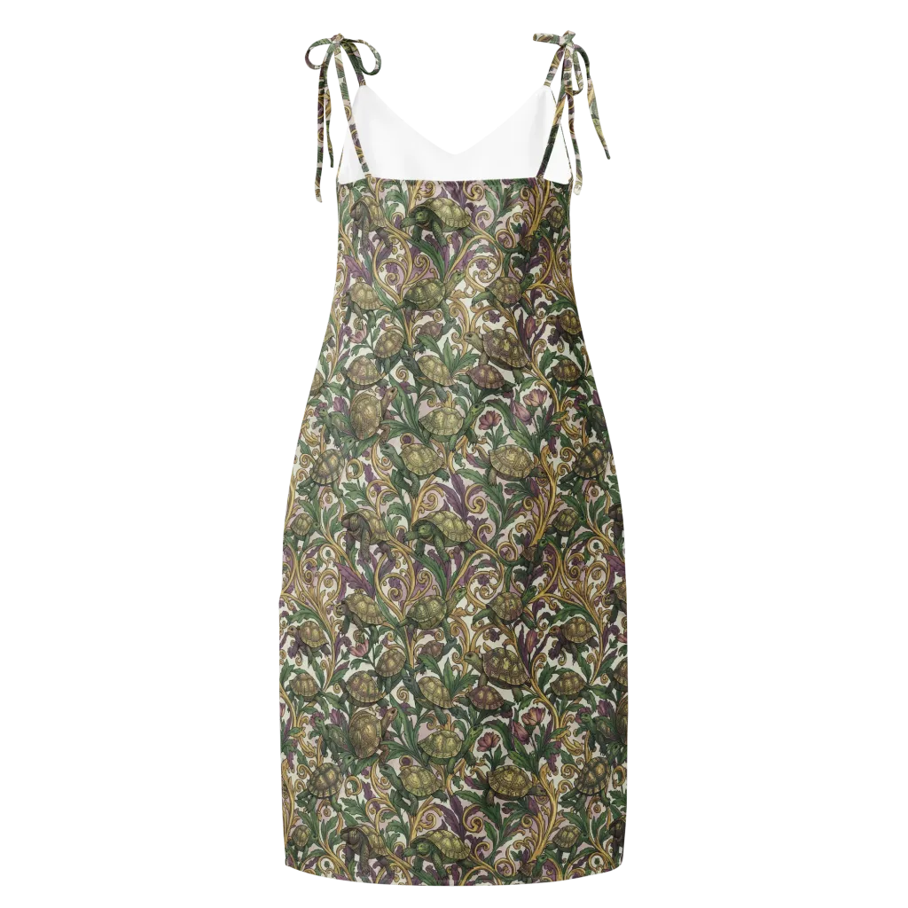 Tortoise Conservatory on Slip Dress — Back