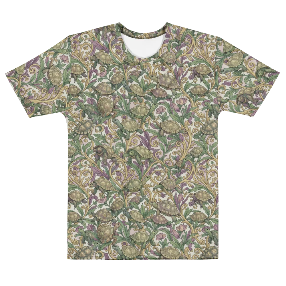 Tortoise Conservatory on Men's Cotton Crew Neck T-Shirt — Front