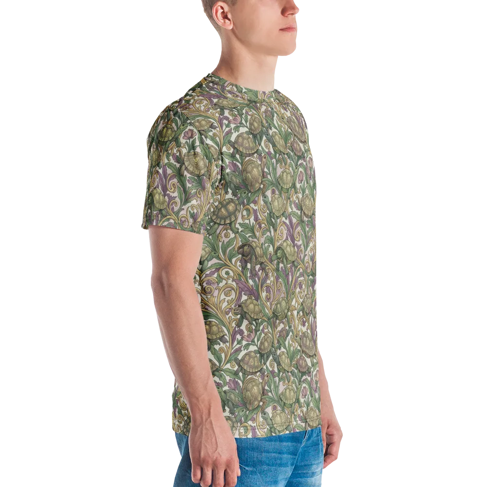 Tortoise Conservatory on Men's Crew Neck T-Shirt — Right
