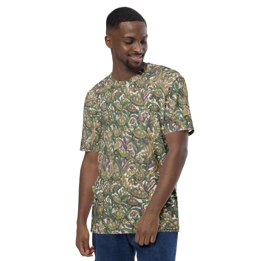 Tortoise Conservatory on Men's Crew Neck T-Shirt — Left