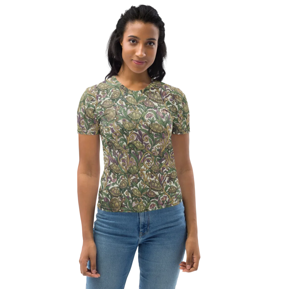 Tortoise Conservatory on Women's Crew Neck T-Shirt — Front