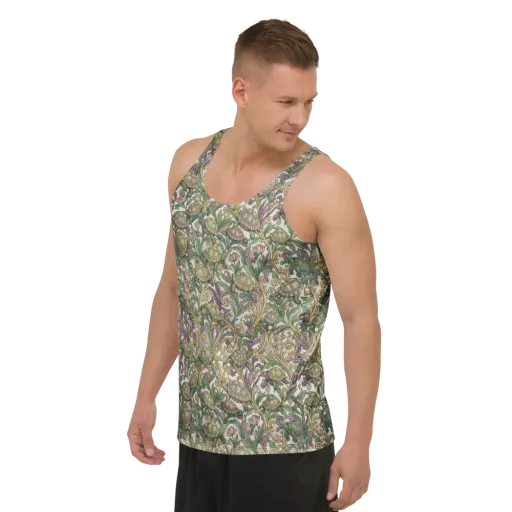 Tortoise Conservatory on a Men's Tank Top