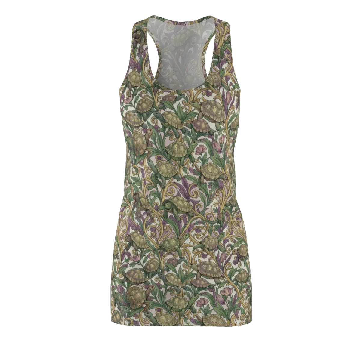Tortoise Conservatory on Racerback Dress — Front