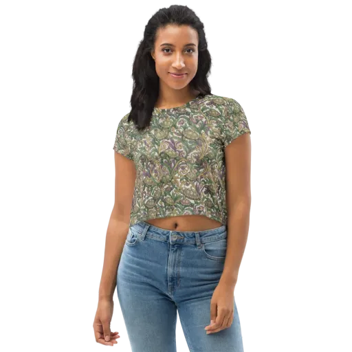 Tortoise Conservatory on a Crop Tee