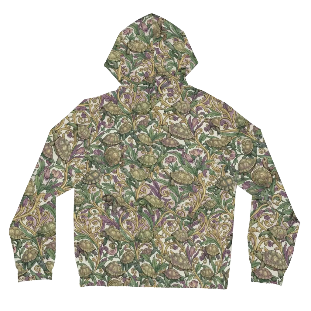 Tortoise Conservatory on Women's Full-Zip Hoodie — Back
