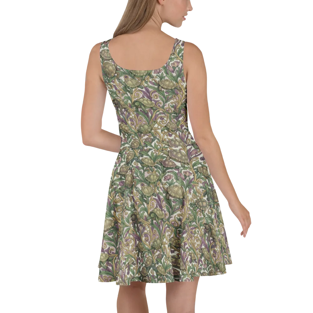Tortoise Conservatory on Skater Dress — Back