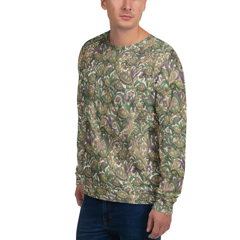 Tortoise Conservatory on Sweatshirt — Left Front