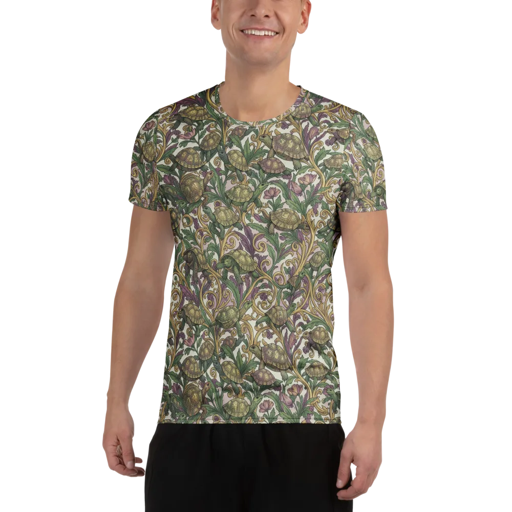 Tortoise Conservatory on Men's Athletic T-Shirt — Front