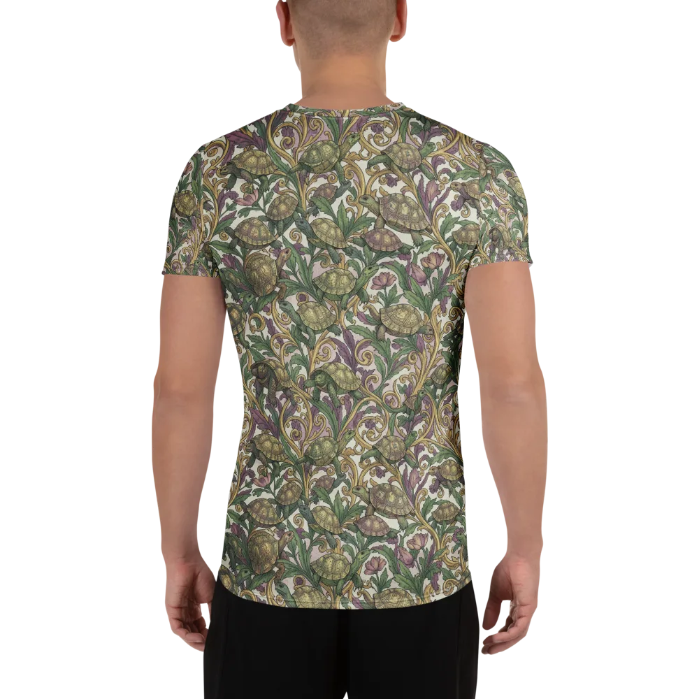 Tortoise Conservatory on Men's Athletic T-Shirt — Back