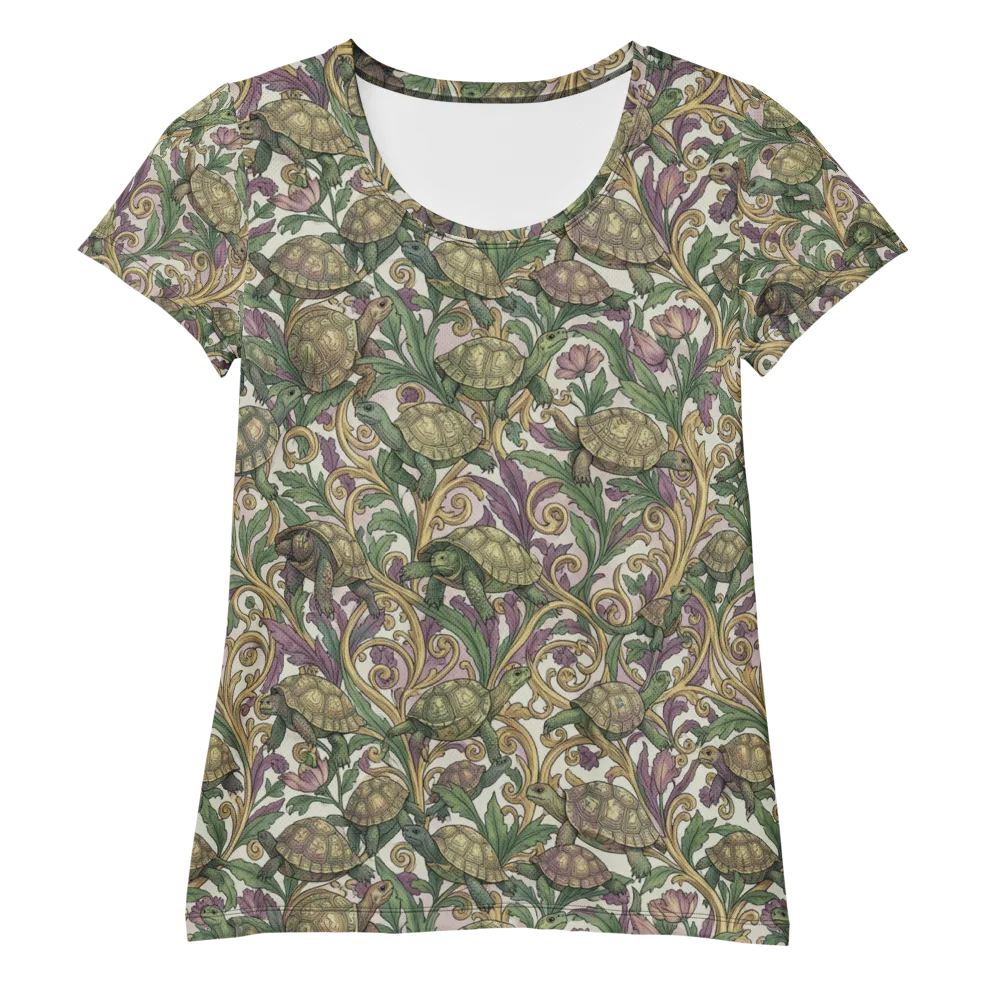 Tortoise Conservatory on Women's Athletic T-Shirt — Front