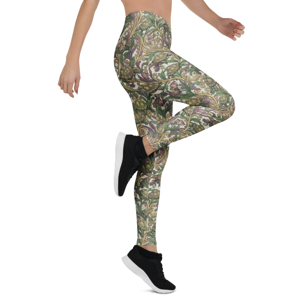 Tortoise Conservatory on Leggings — Right