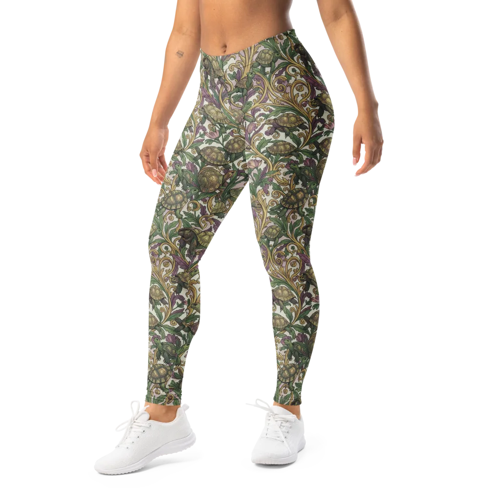 Tortoise Conservatory on Leggings — Left Front
