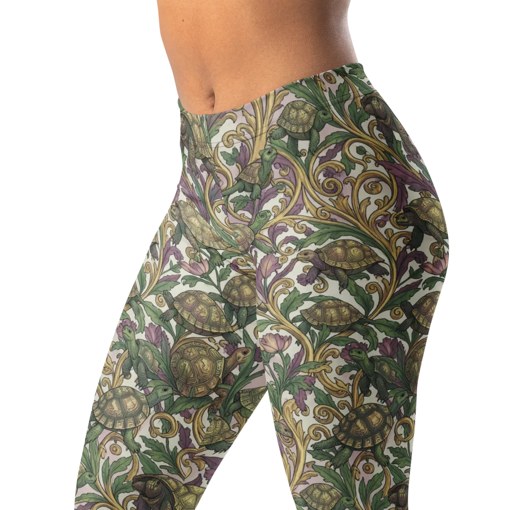 Tortoise Conservatory on Leggings — Left Front