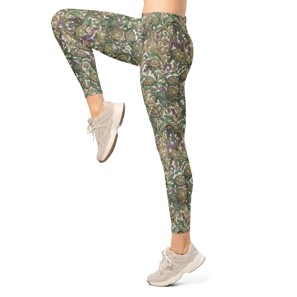 Tortoise Conservatory on Leggings — Left