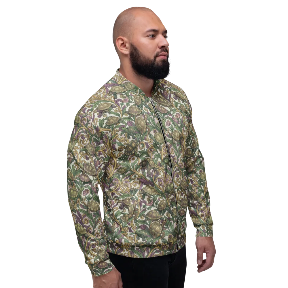 Tortoise Conservatory on Bomber Jacket — Right