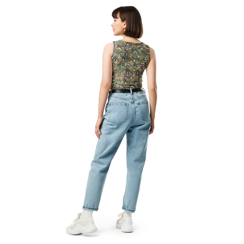 Tortoise Conservatory on Crop Top — Back