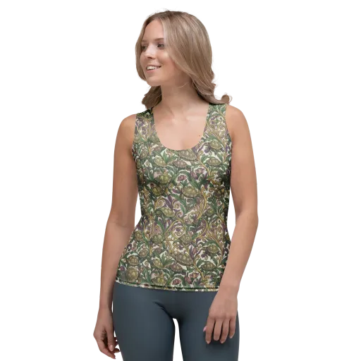 Tortoise Conservatory on a Women's Tank Top