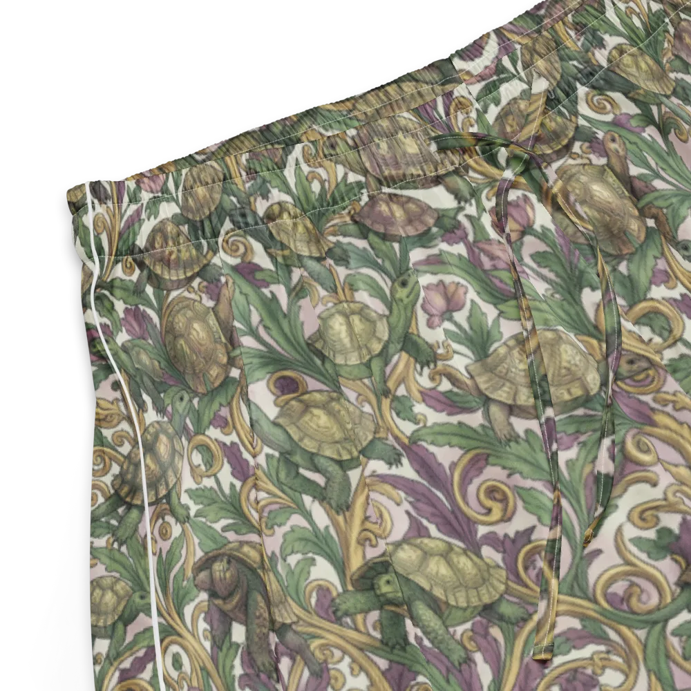 Tortoise Conservatory on Women's Pajama Shorts — Product details