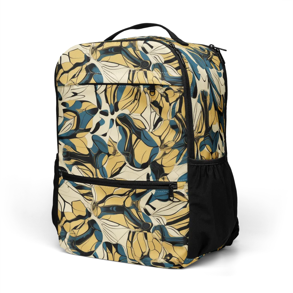 Indigo Marigold on Utility Backpack — Left Front