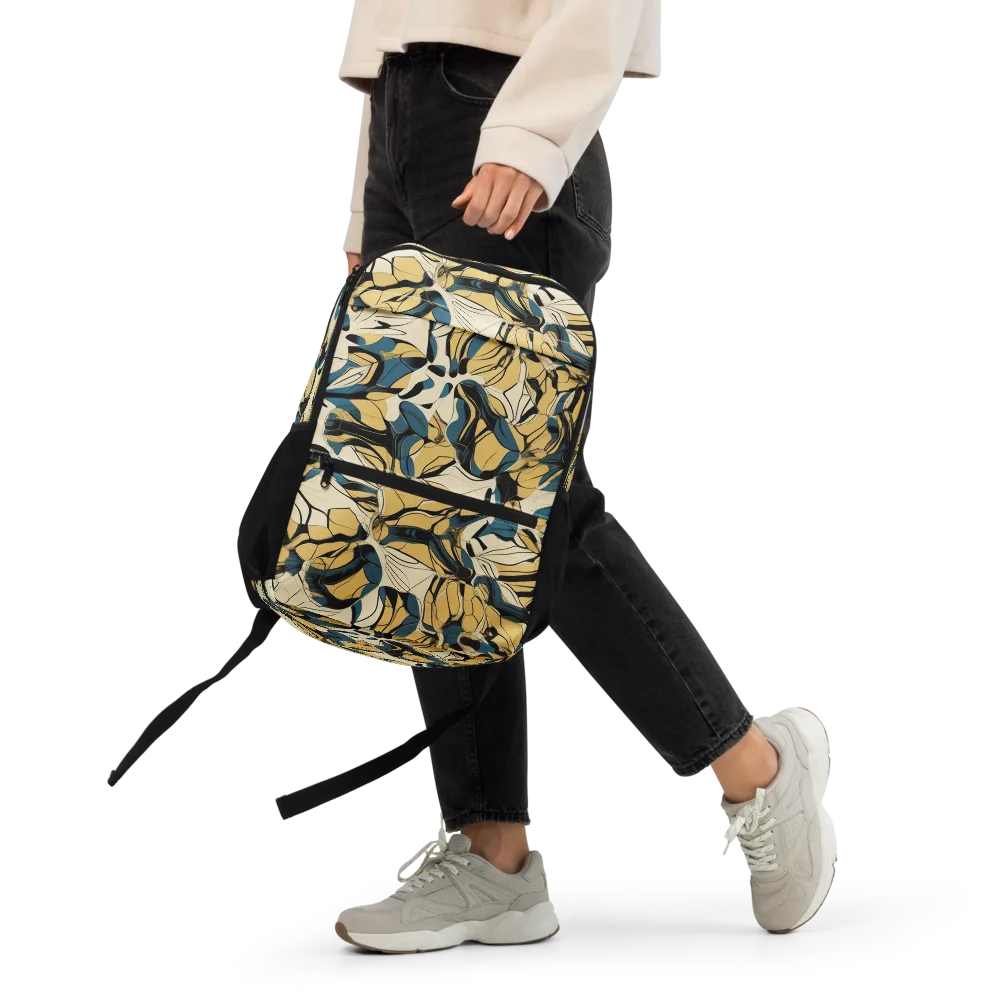 Indigo Marigold on Utility Backpack — Front