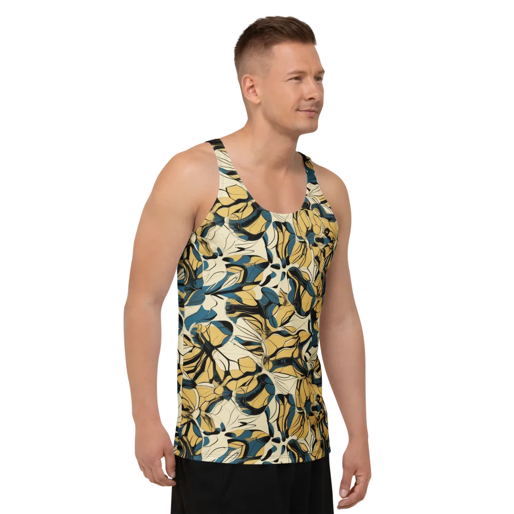Indigo Marigold on Men's Tank Top — Right Front