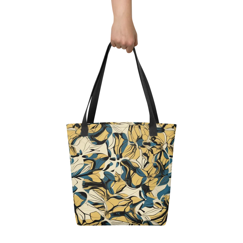 Indigo Marigold on Tote Bag — Front