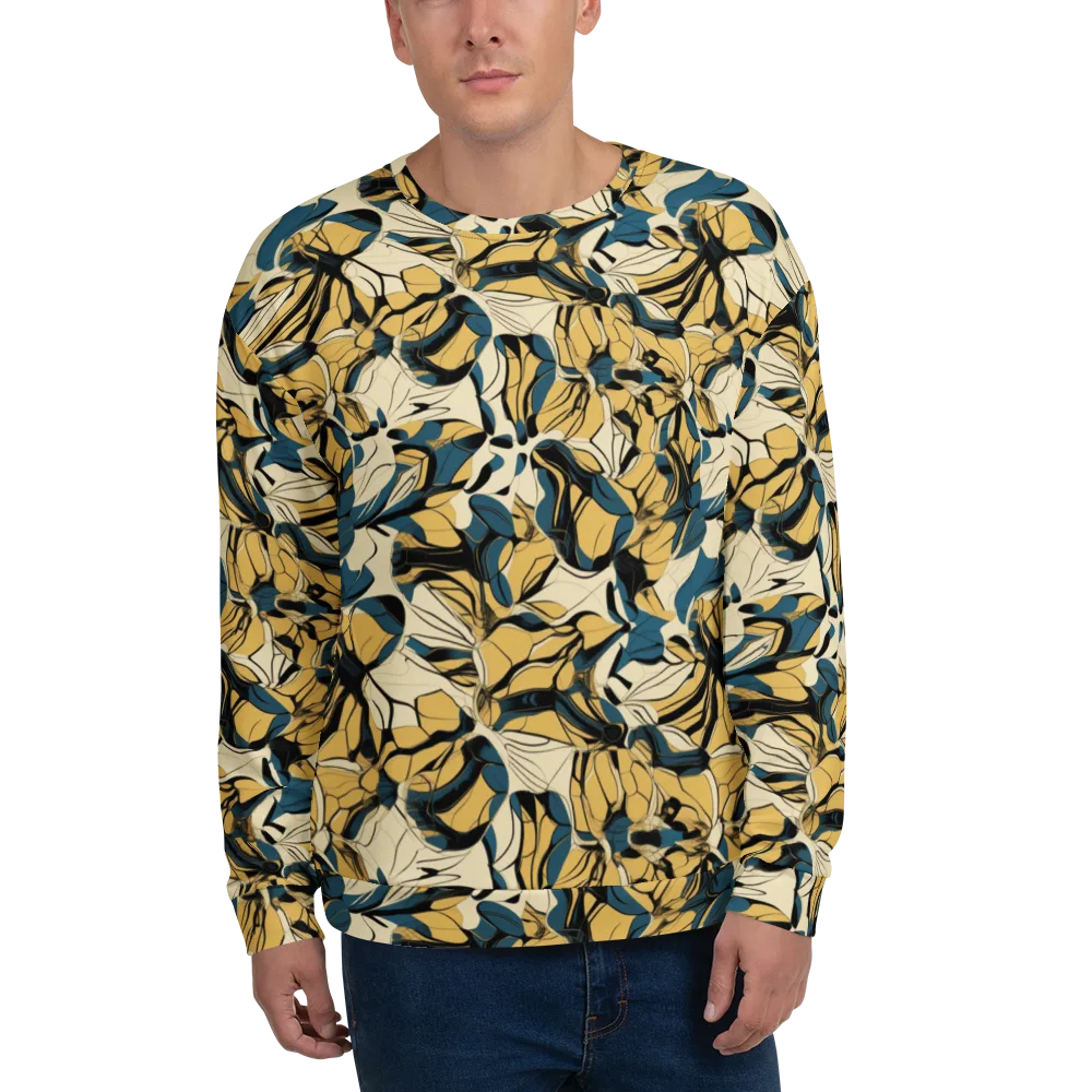 Indigo Marigold on Sweatshirt — Front