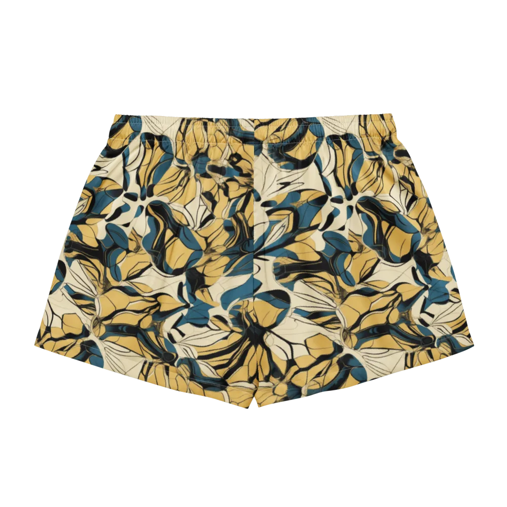 Indigo Marigold on Women's Pajama Shorts — Back