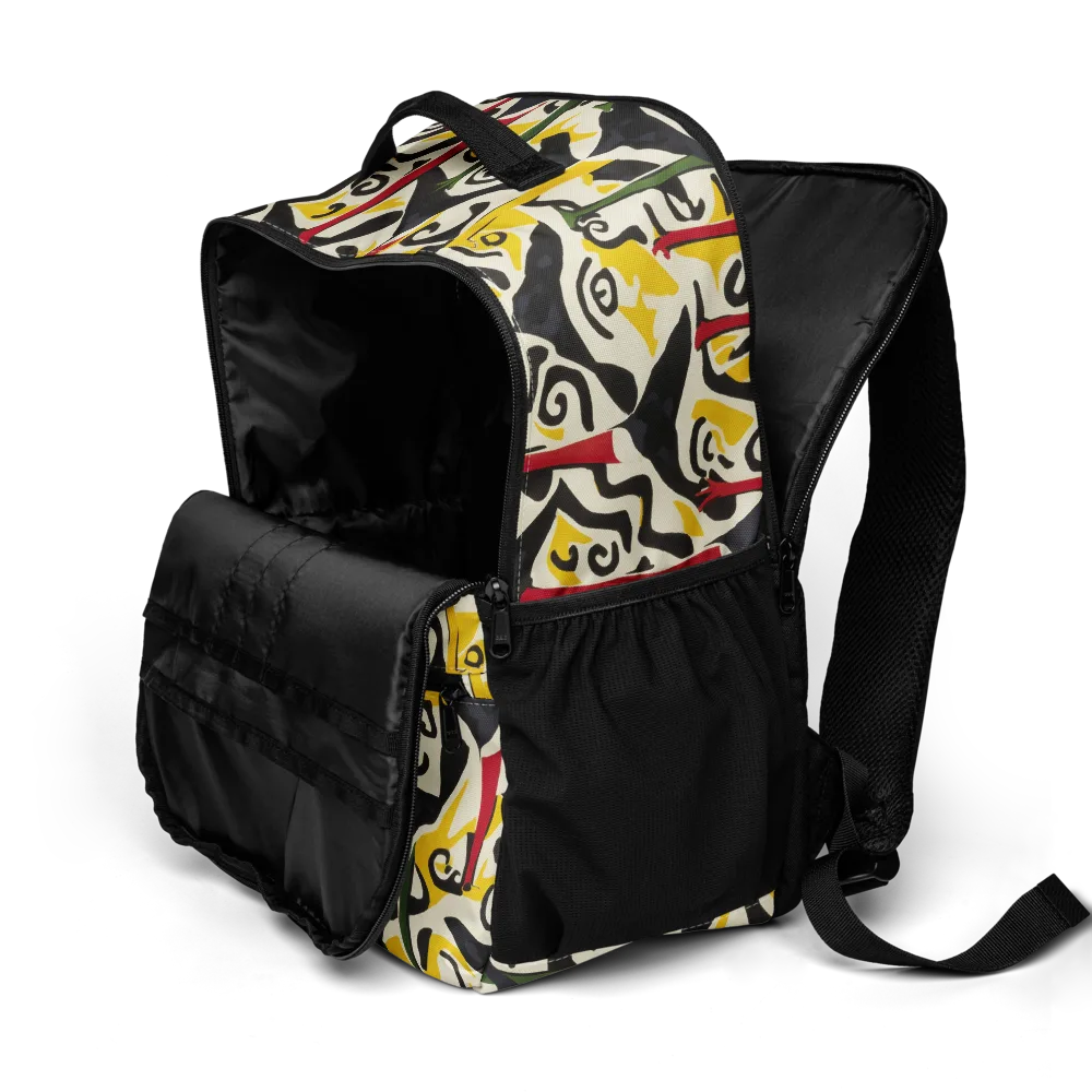 Inkblot Menagerie on Utility Backpack — Product details 2