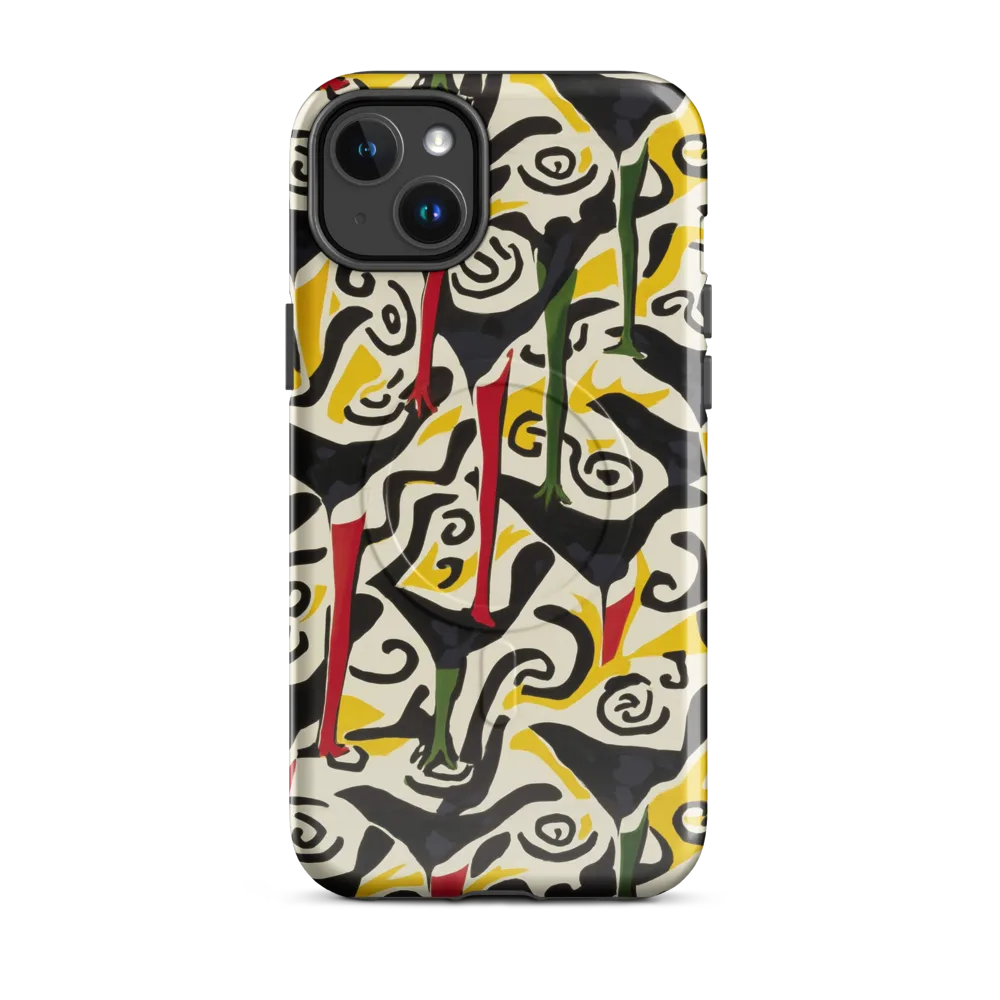 Inkblot Menagerie on MagSafe Tough Case for iPhone® — Front