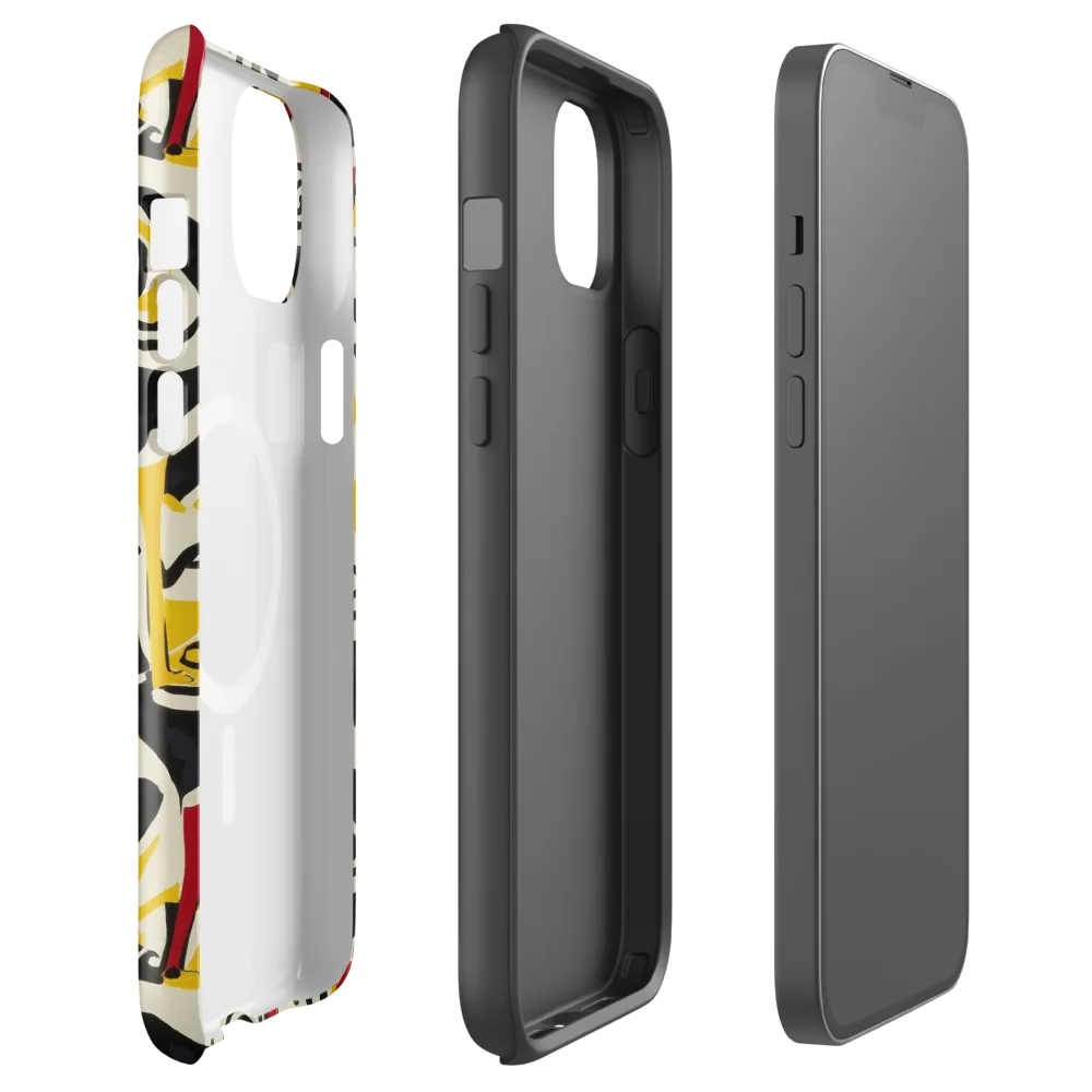 Inkblot Menagerie on MagSafe Tough Case for iPhone® — Front