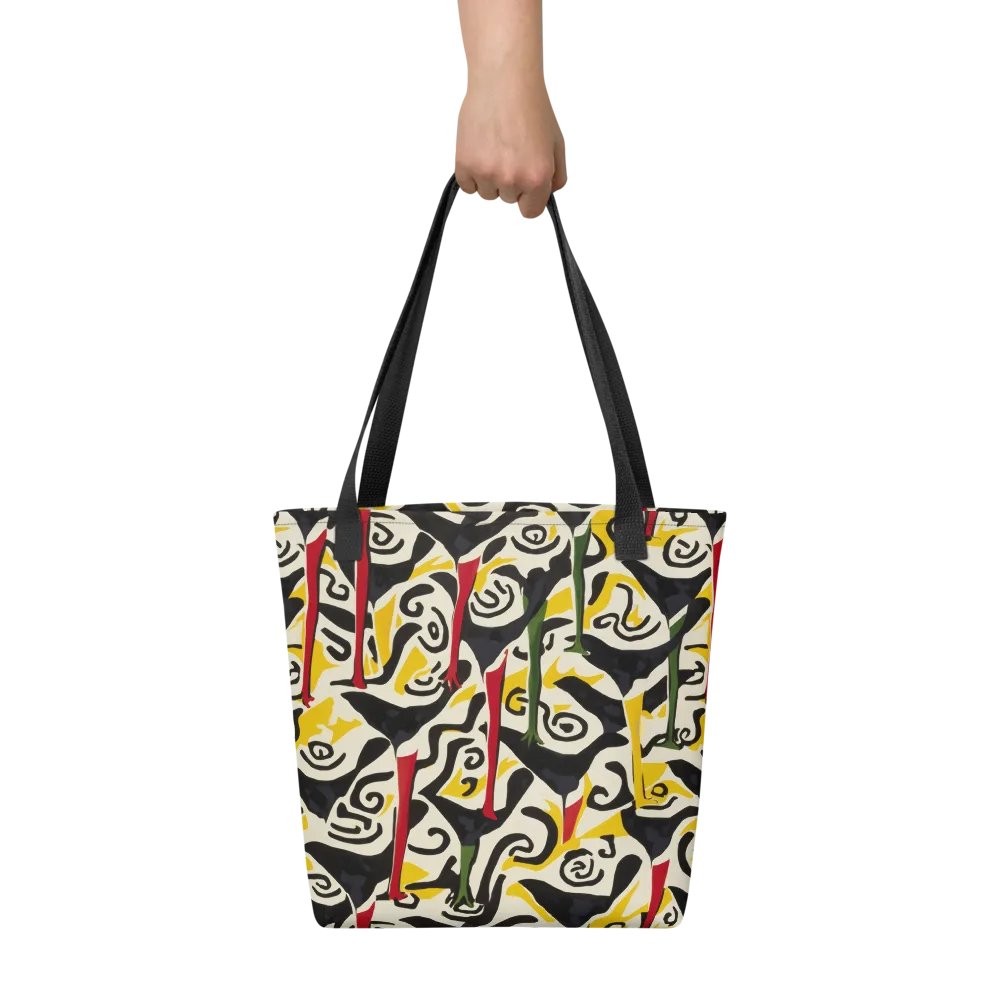Inkblot Menagerie on Tote Bag — Front