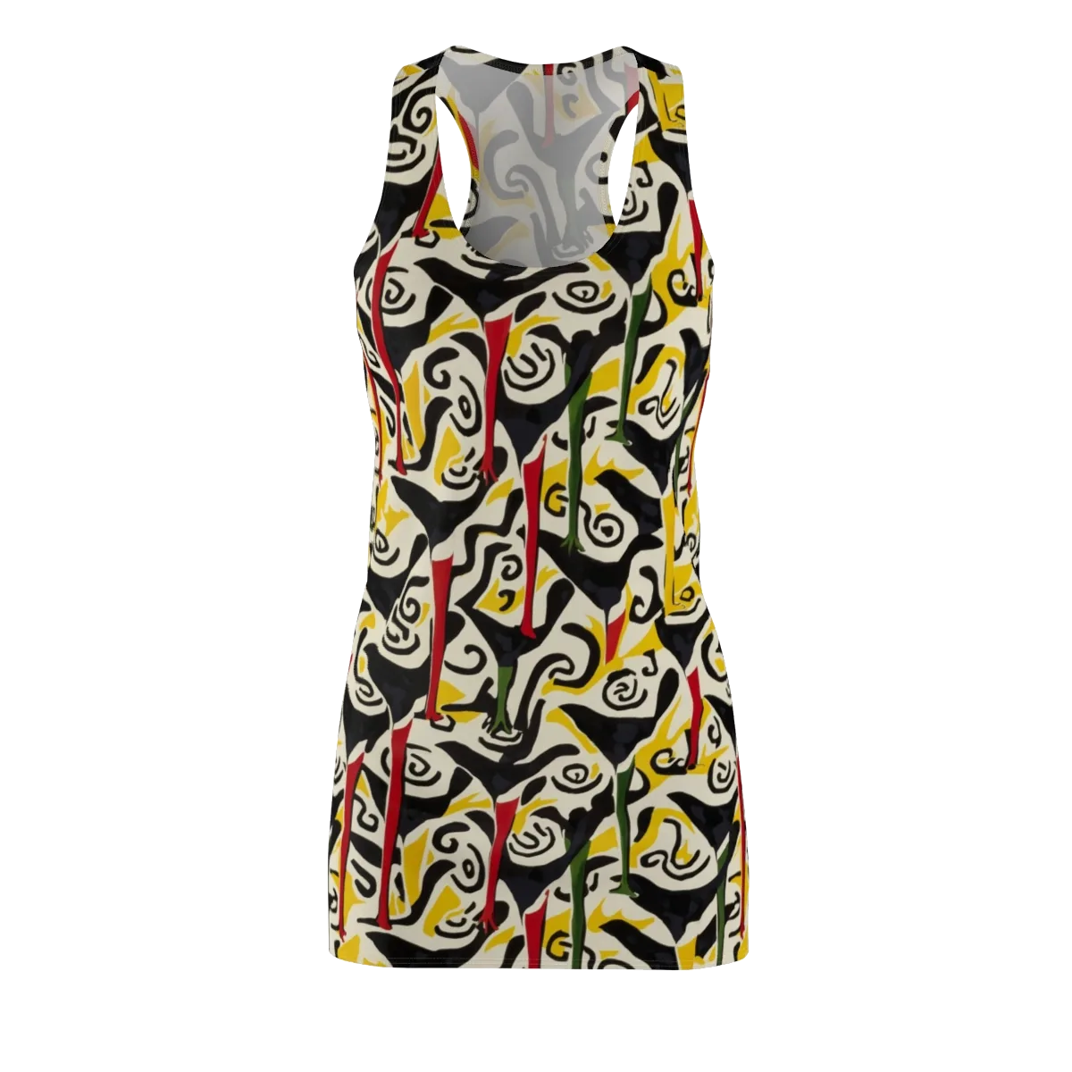 Inkblot Menagerie on Racerback Dress — Front