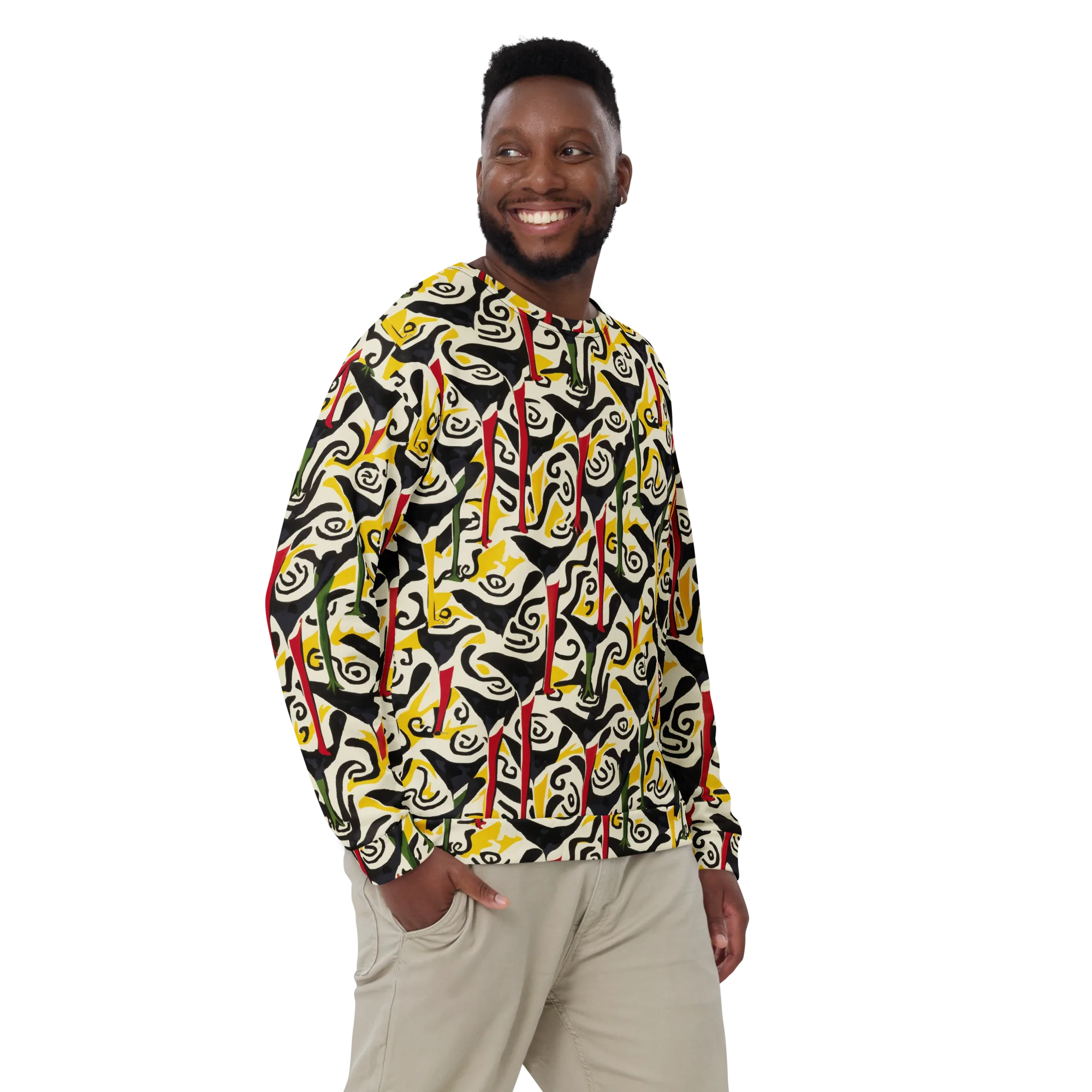 Inkblot Menagerie on Sweatshirt — Front