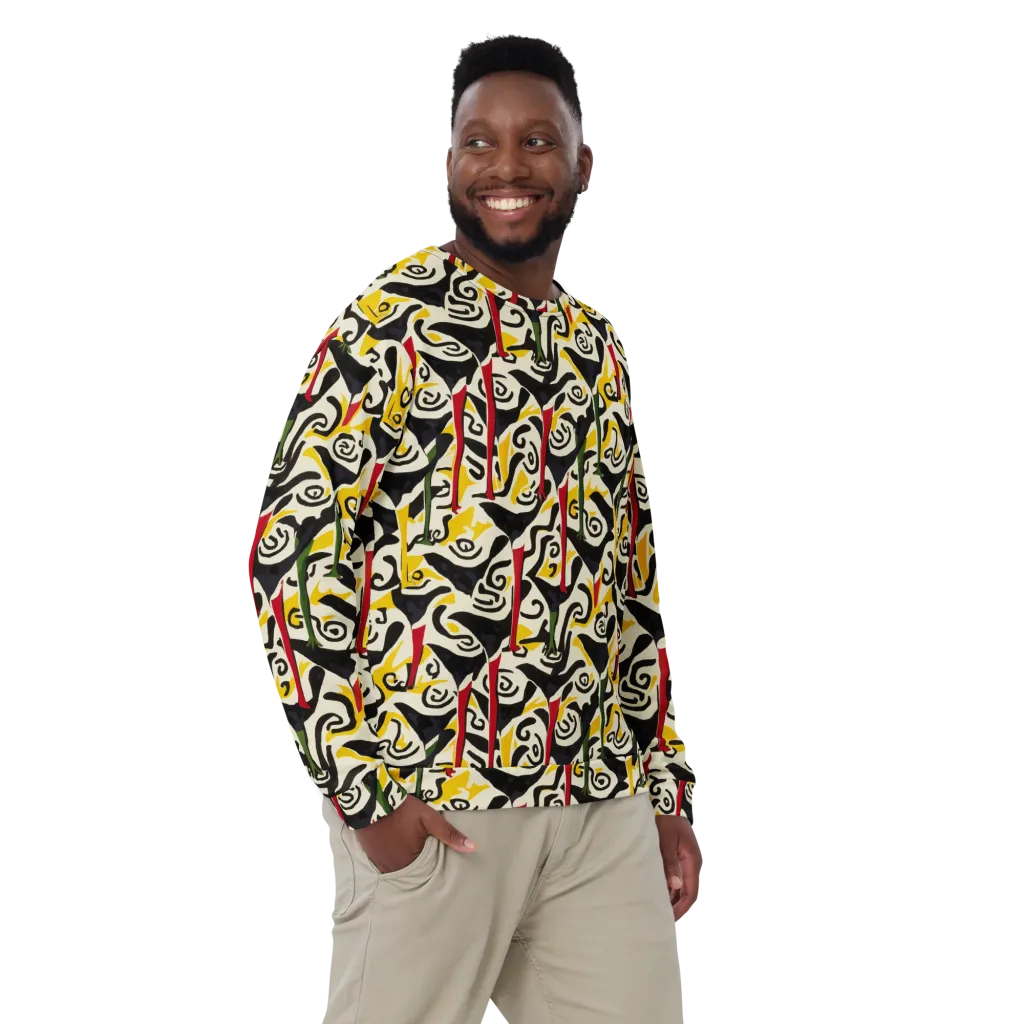 Inkblot Menagerie on Sweatshirt — Front