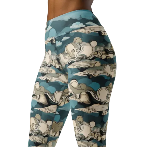 Cloudline Current on a Yoga Leggings