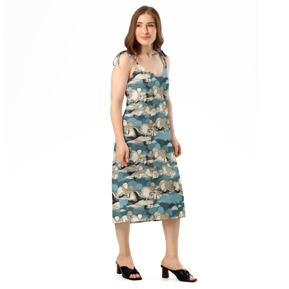 Cloudline Current on Slip Dress — Right Front