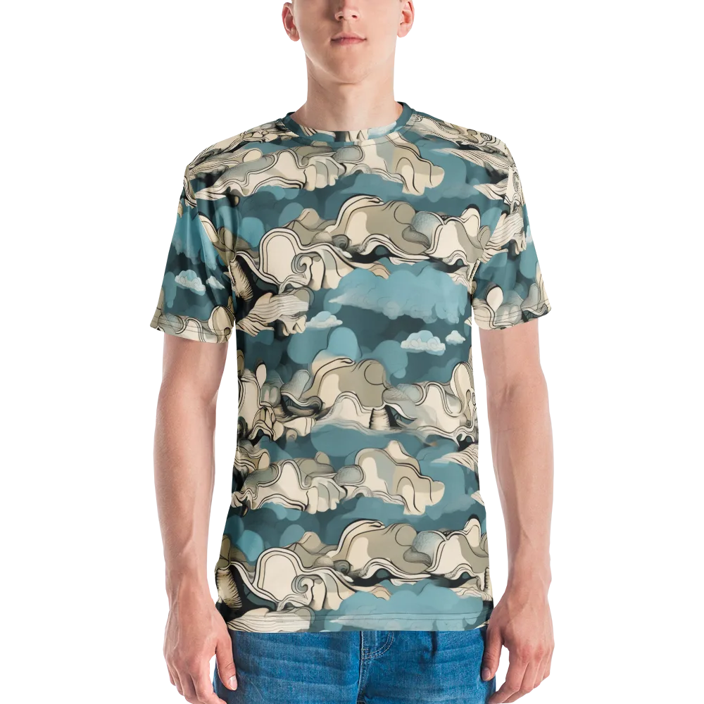 Cloudline Current on Men's Crew Neck T-Shirt — Front
