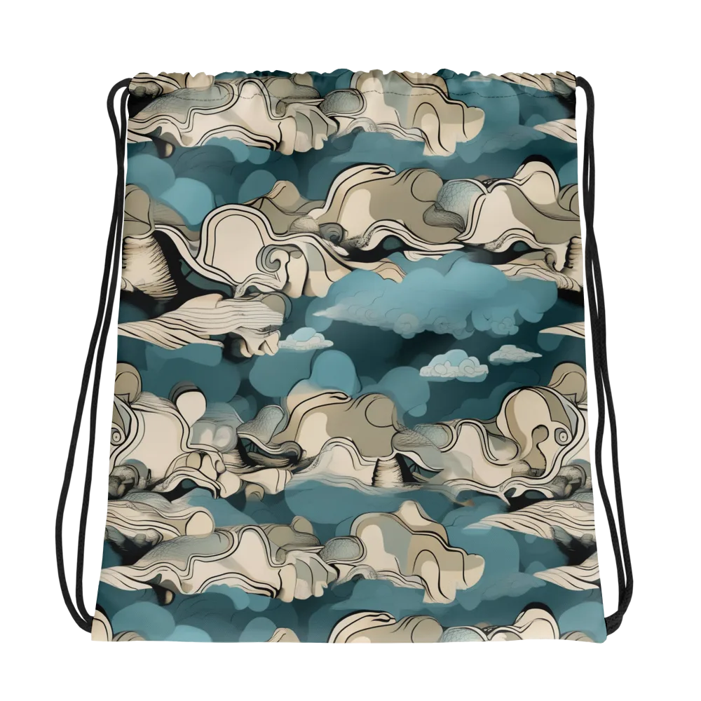 Cloudline Current on Drawstring Bag — Photo