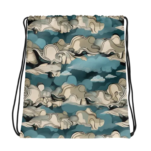 Cloudline Current on a Drawstring Bag